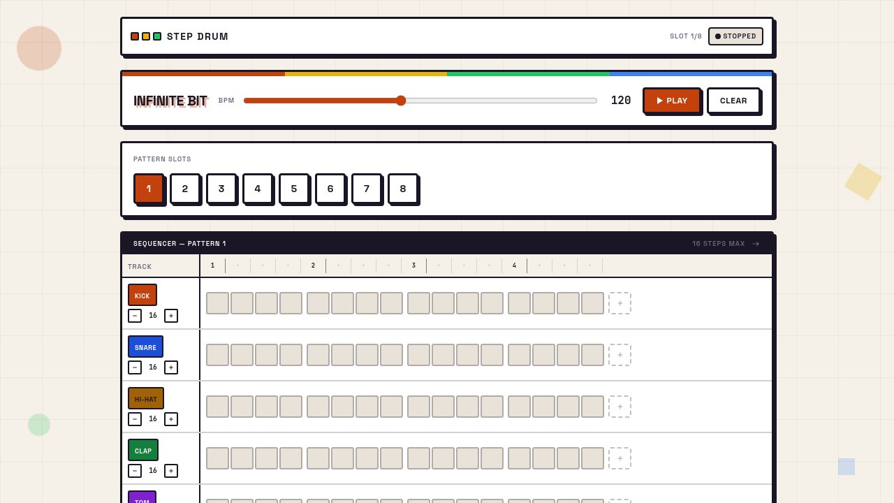 Screenshot of Step Drum